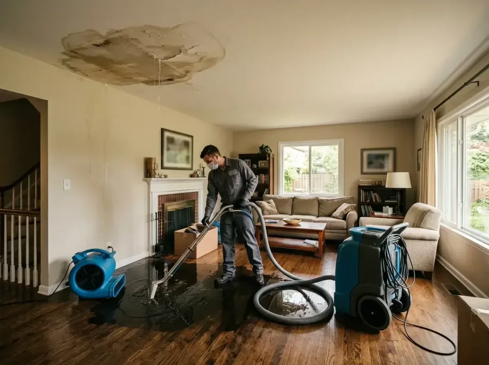 attic-pipe-burst-ceiling-drip-008 — frequently asked questions, Water Damage Restoration & Carpet Care in Elmhurst, IL